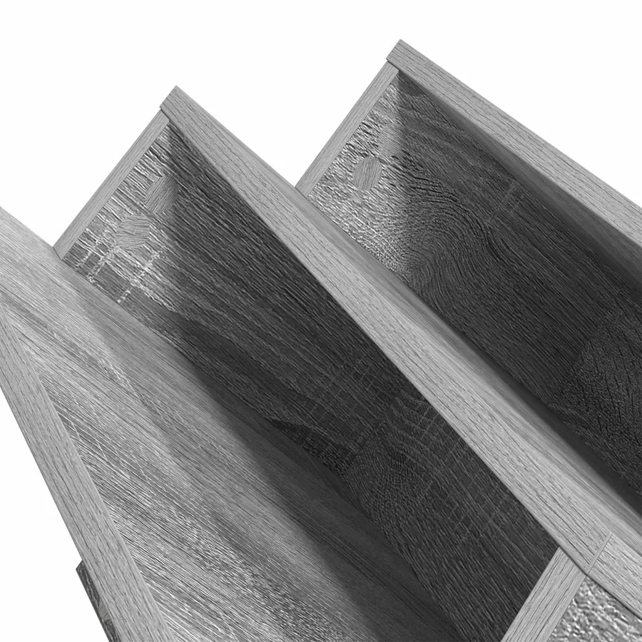 Étagère à magazines avec étagère Gris Sonoma 53 x 40 x 28,5 cm - 9