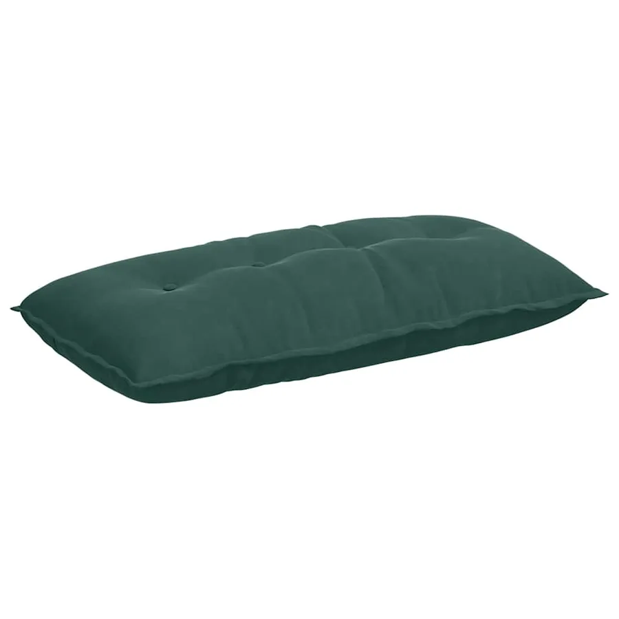 Coussin de Dos Vert foncé 100 x 50 cm Tissu en velours côtelé - 2