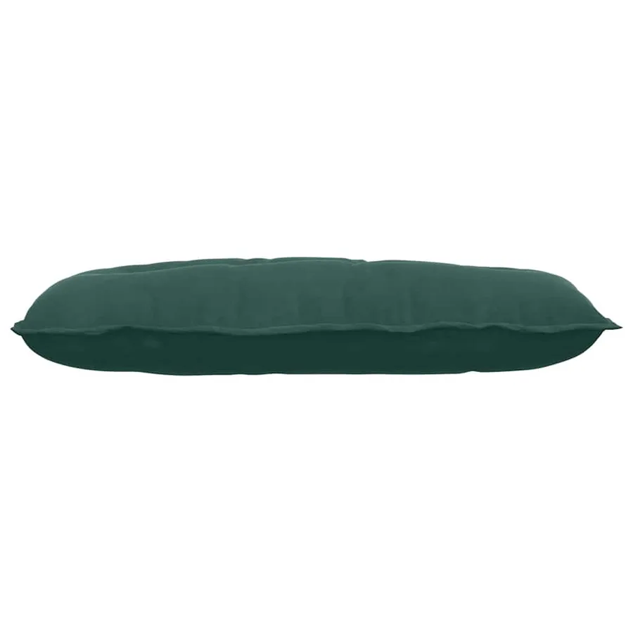 Coussin de Dos Vert foncé 100 x 50 cm Tissu en velours côtelé - 5