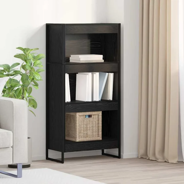 Bibliothèque Chêne noir 60 x 30 x 121 cm Bois d'ingénierie