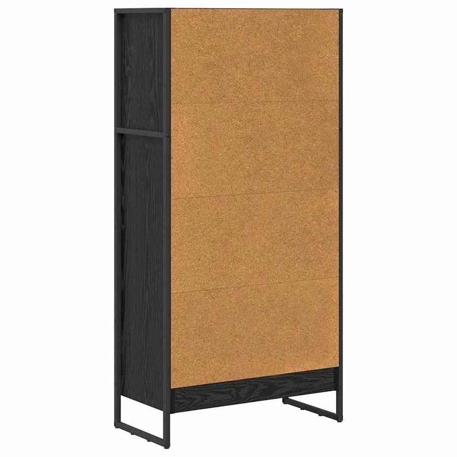 Bibliothèque Chêne noir 60 x 30 x 121 cm Bois d'ingénierie - 7