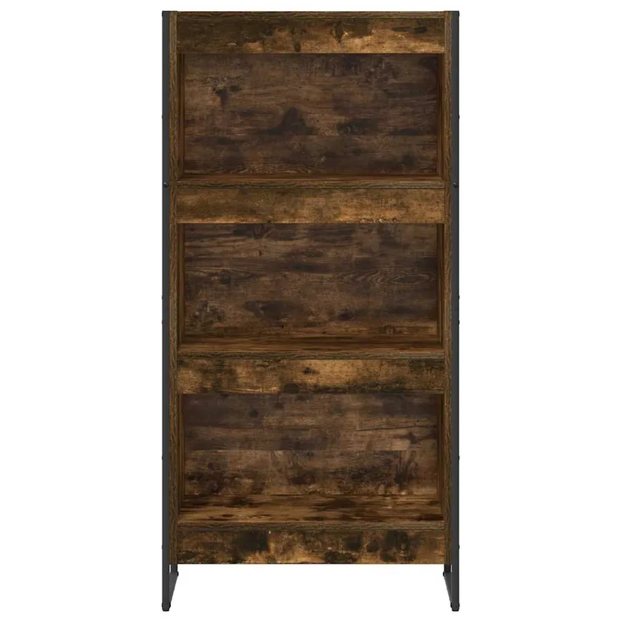 Bibliothèque Chêne Fumé 60 x 30 x 121 cm Bois d'ingénierie - 5