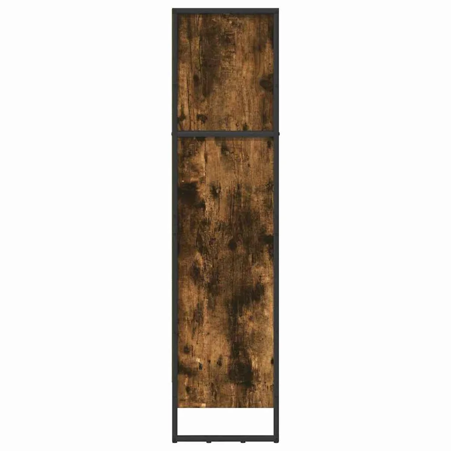 Bibliothèque Chêne Fumé 60 x 30 x 121 cm Bois d'ingénierie - 6