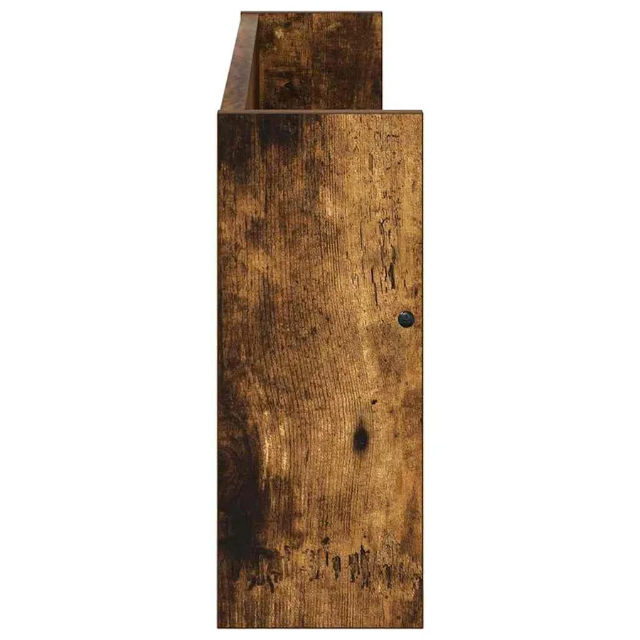 Étagère à magazines 2 pcs Chêne fumé 80 x 12 x 30 cm - 7