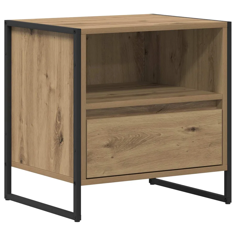 Table de chevet Chêne artisan 50 x 39,5 x 50 cm - 2