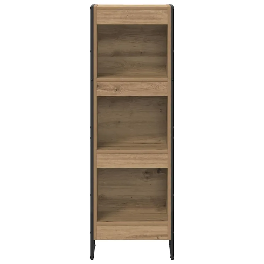 Bibliothèque 40 x 30 x 121 cm Bois d'ingénierie Chêne artisan - 5