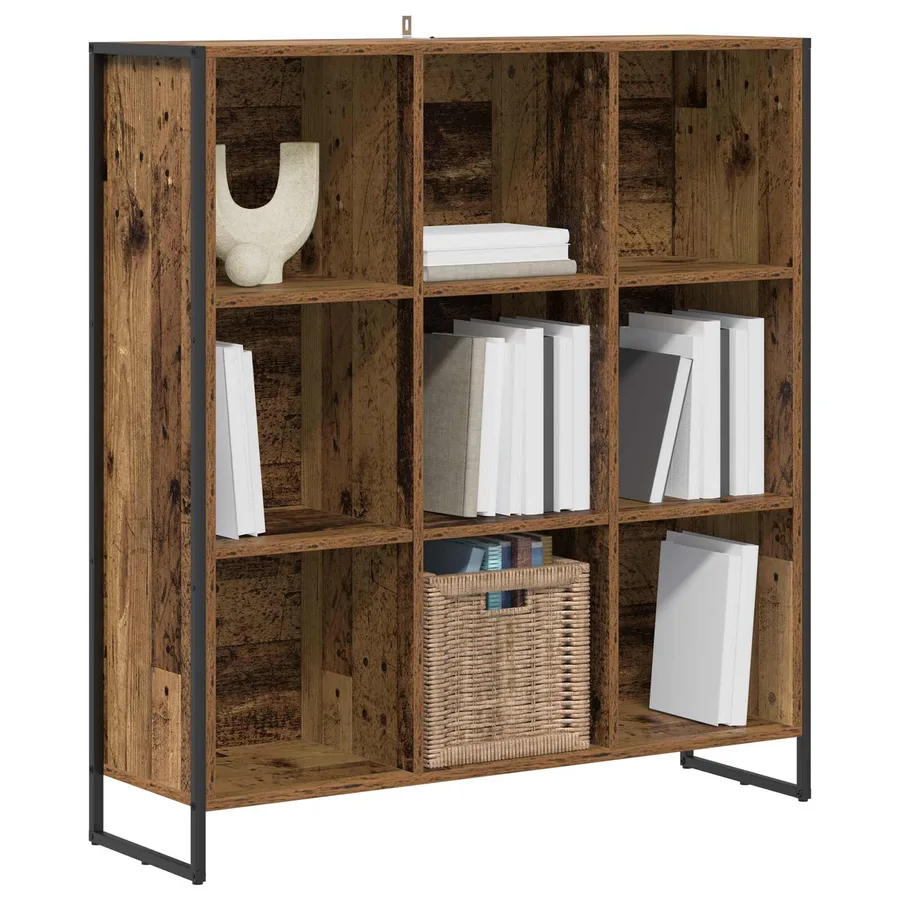Bibliothèque Bois Ancien 99,5 x 30 x 108,5 cm Bois d'ingénierie - 3