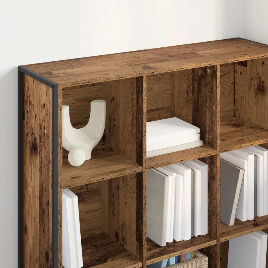 Bibliothèque Bois Ancien 99,5 x 30 x 108,5 cm Bois d'ingénierie - 4