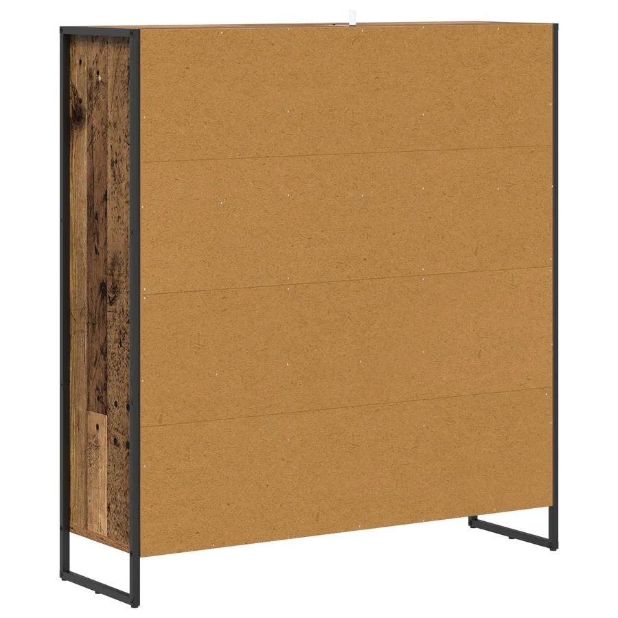 Bibliothèque Bois Ancien 99,5 x 30 x 108,5 cm Bois d'ingénierie - 7