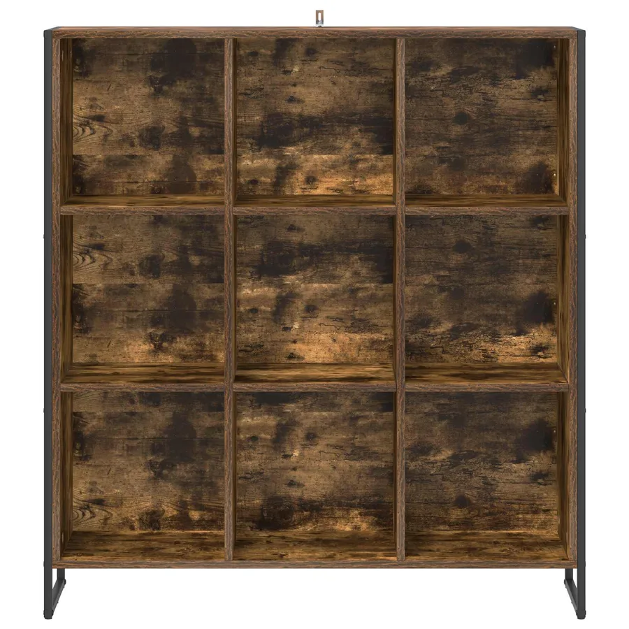 Bibliothèque Chêne Fumé 99,5 x 30 x 108,5 cm Bois d'ingénierie - 5