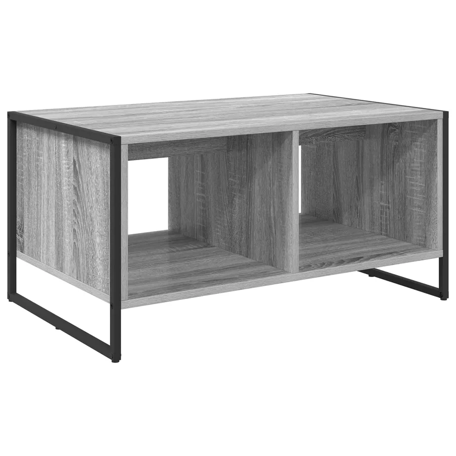 Table basse Gris Sonoma 80 x 50 x 40 cm Bois d'ingénierie - 2