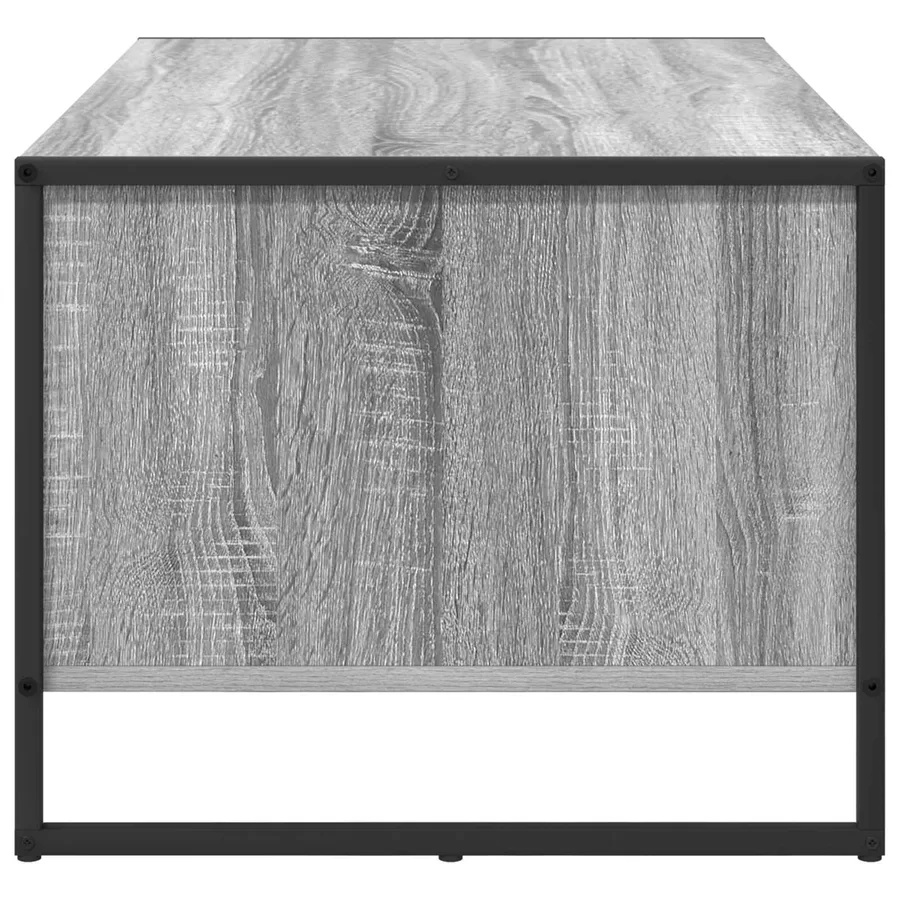 Table basse Gris Sonoma 80 x 50 x 40 cm Bois d'ingénierie - 6