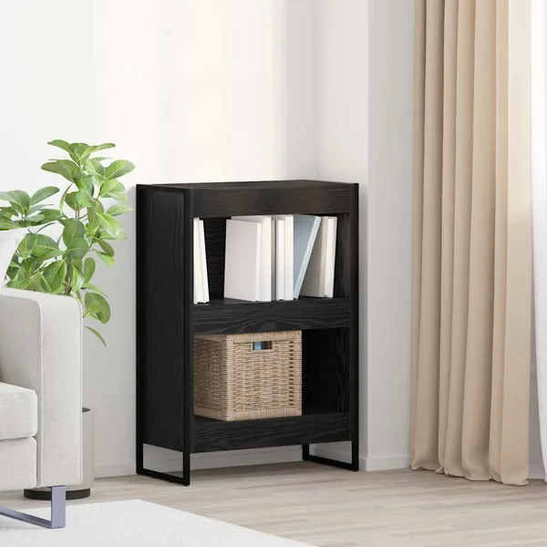Bibliothèque Chêne noir 60 x 30 x 86,5 cm Bois d'ingénierie