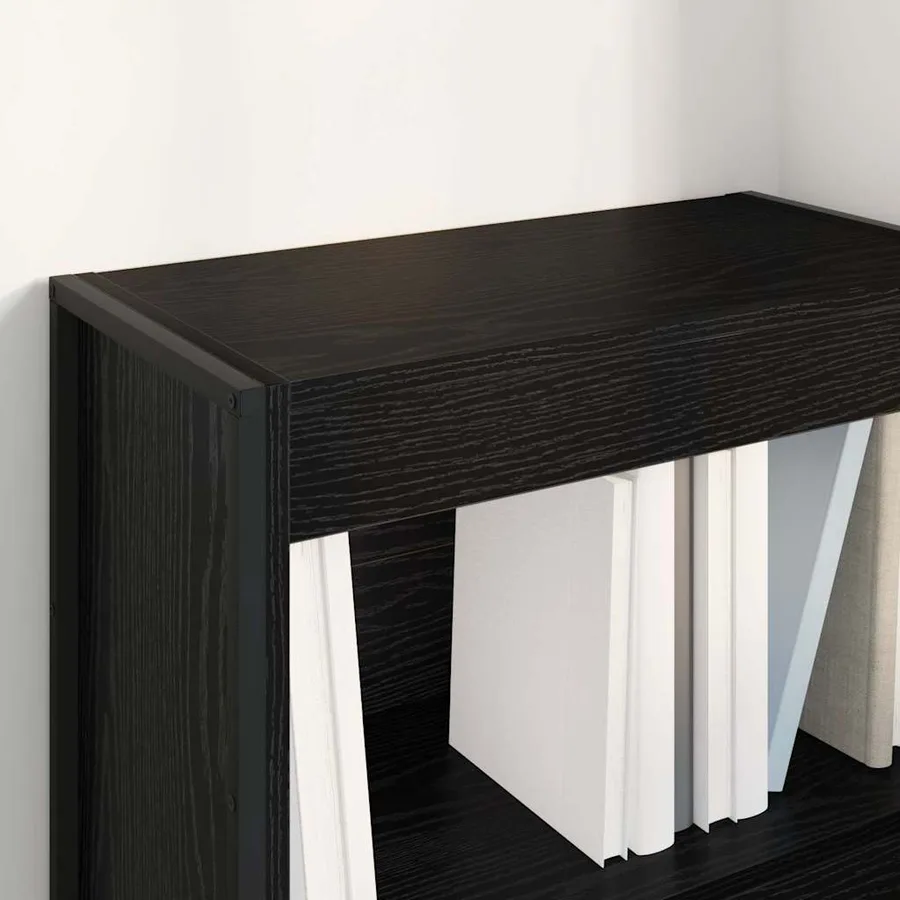 Bibliothèque Chêne noir 60 x 30 x 86,5 cm Bois d'ingénierie - 4