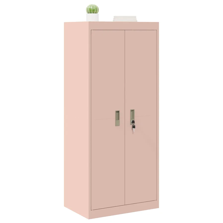 Armoire de rangement Rose 60 x 40 x 140 cm Acier - 3