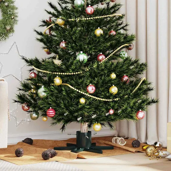 Pied de Sapin de Noël 1.73 Vert 50 x 50 x 15,5 cm Acier