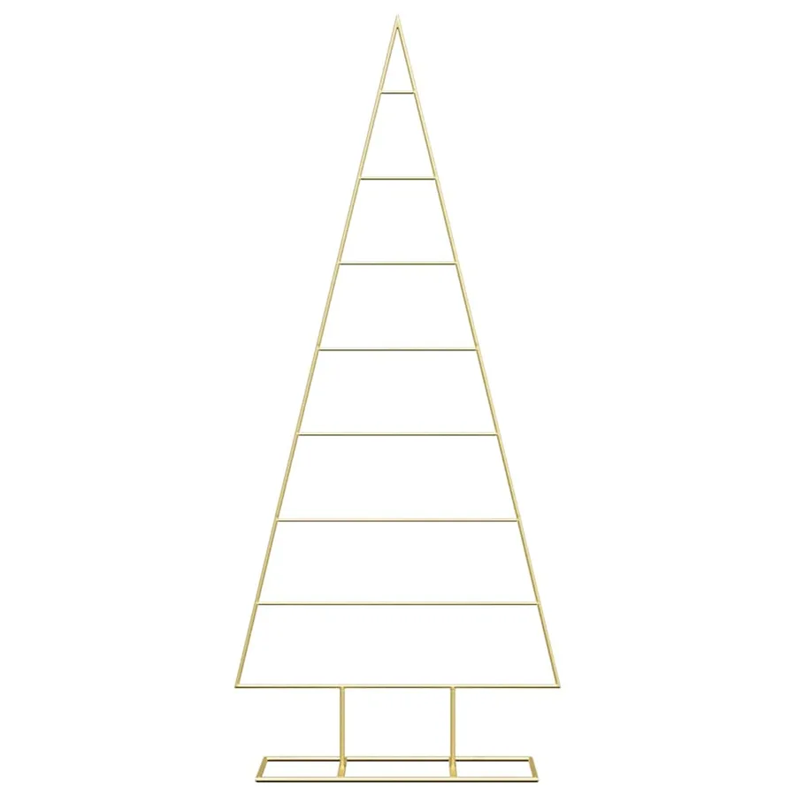 Arbre de Noël en métal Doré 150 cm Acier peint par poudre - 5