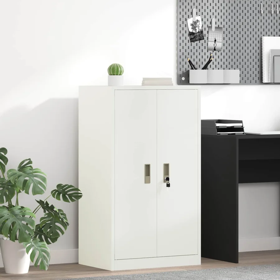 Armoire de rangement Blanc 60 x 40 x 105 cm Acier