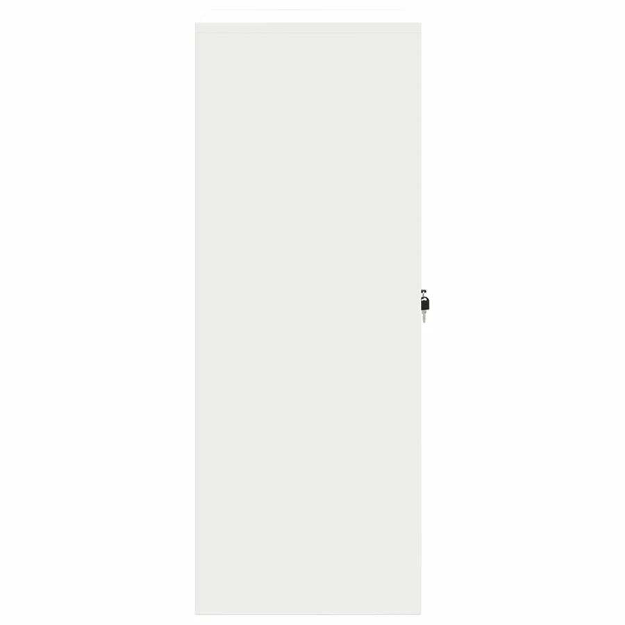 Armoire de rangement Blanc 80 x 40 x 105 cm Acier - 7