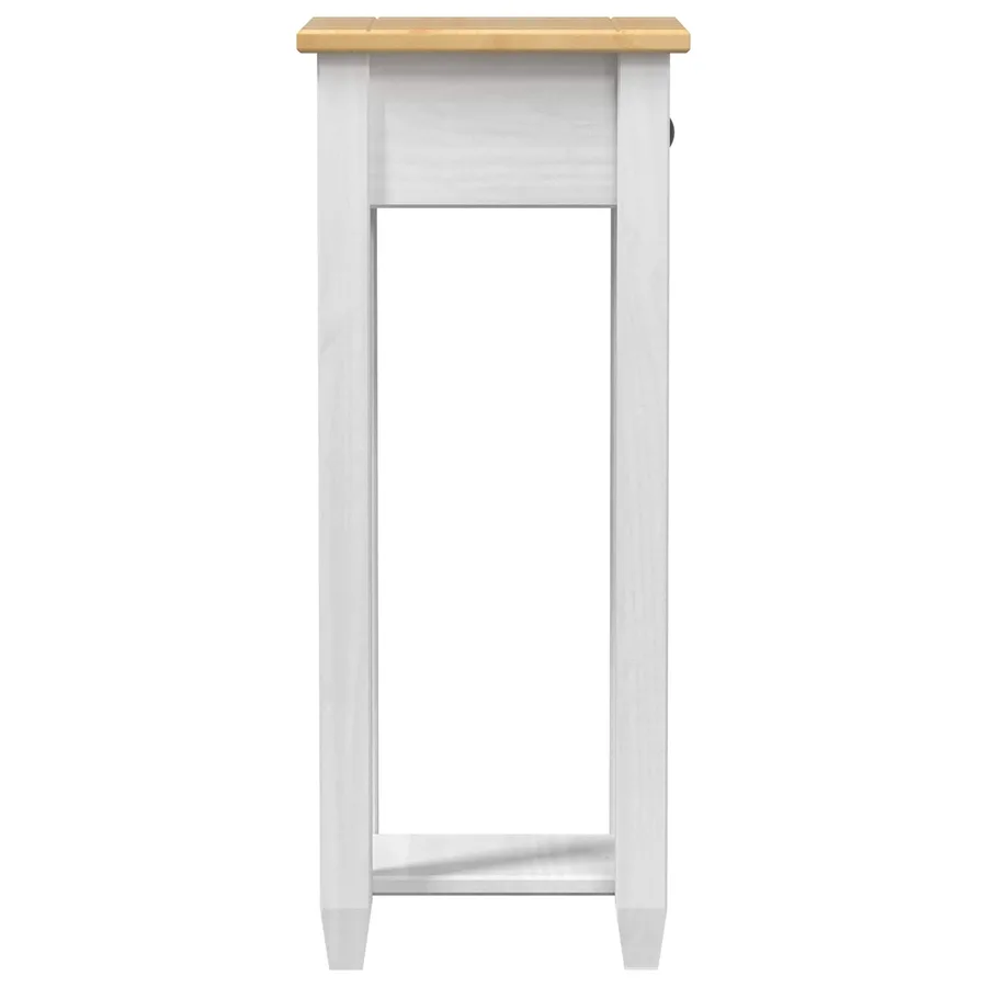 Support de Plante Blanc 30 x 30 x 73 cm Pin massif - 5