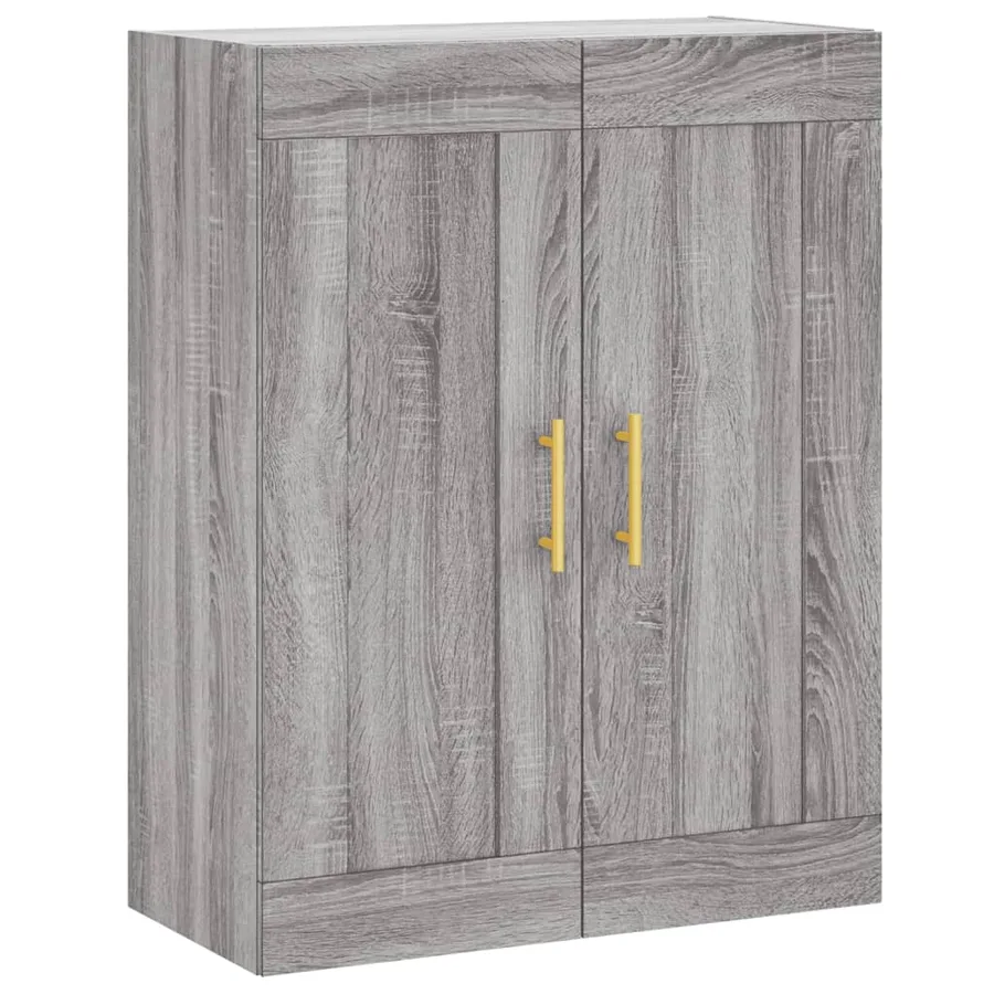 Buffet haut Sonoma gris 69,5x34x180 cm Bois d'ingénierie - 5