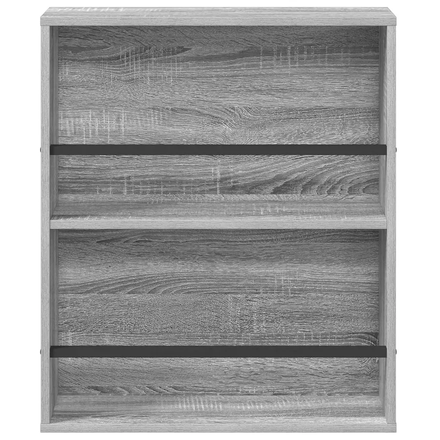 Étagère à magazines 2 pcs Gris Sonoma 60 x 12 x 70 cm - 6
