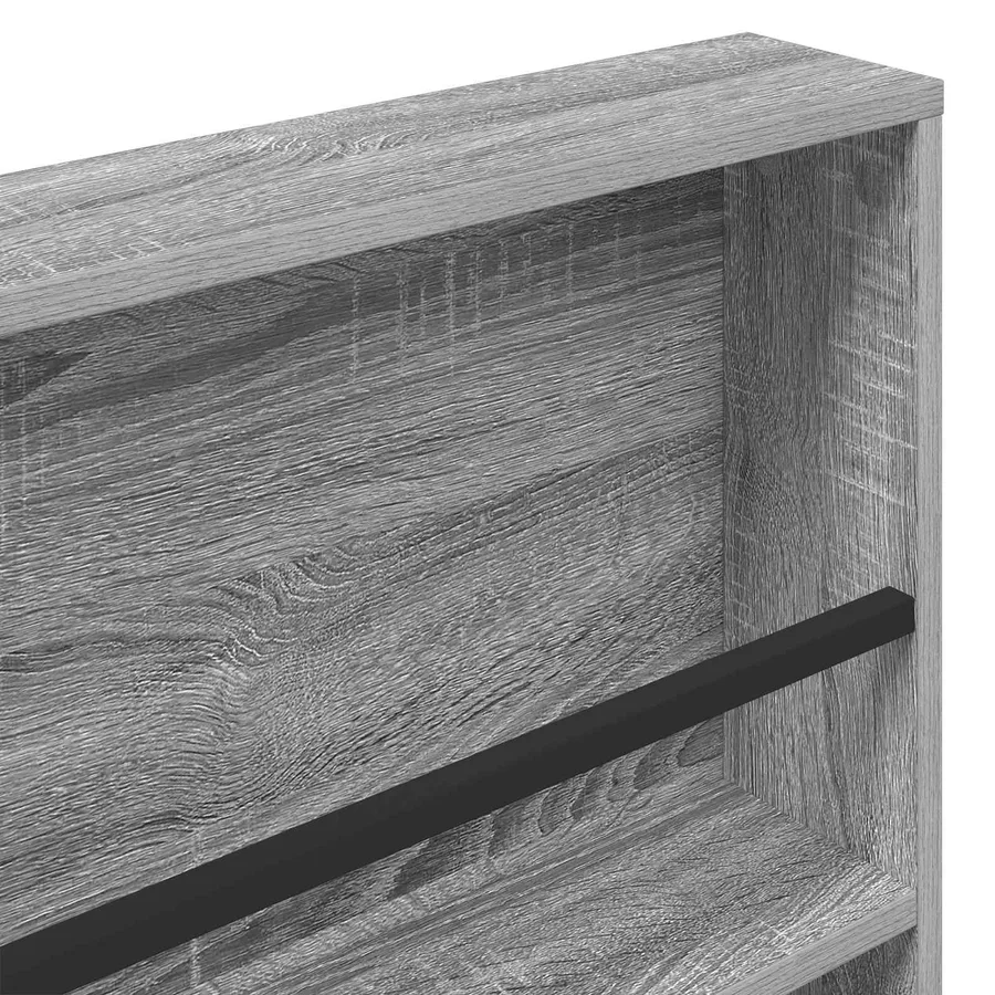 Étagère à magazines 2 pcs Gris Sonoma 60 x 12 x 70 cm - 9
