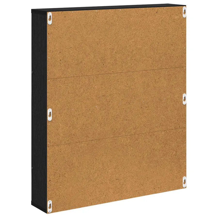 Étagère à magazines avec étagère Chêne noir 60 x 12 x 70 cm - 7