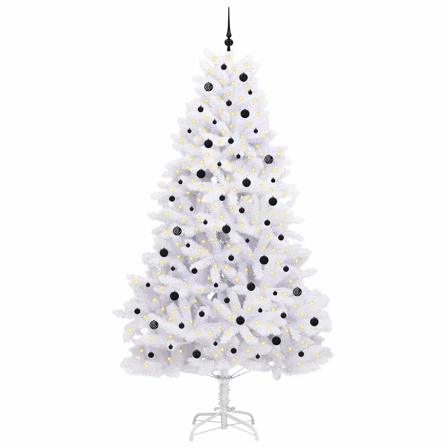 Sapin de Noël Artificiel à Branches Articulées Blanc 270 cm - 3