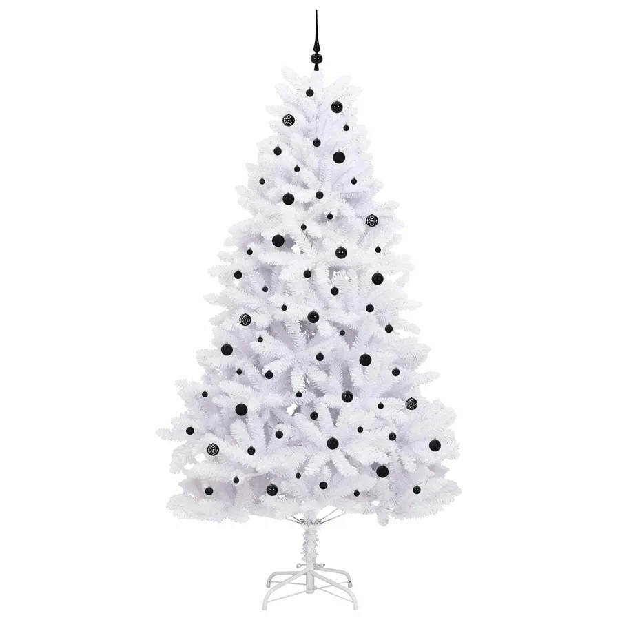 Sapin de Noël Artificiel à Branches Articulées Blanc 270 cm - 4