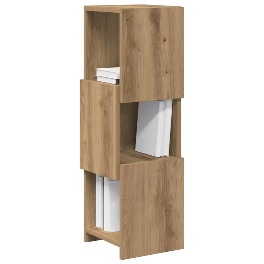 Meuble d'angle 25,5x25x80cm Bois d'ingénierie Chêne artisanal - 3