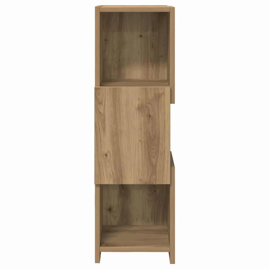 Meuble d'angle 25,5x25x80cm Bois d'ingénierie Chêne artisanal - 6