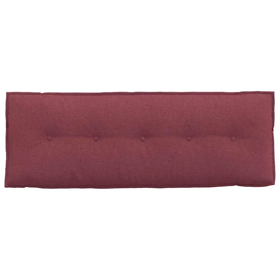 Coussin de Dos Bordeaux 140 x 19 x 50 cm tissu - 6