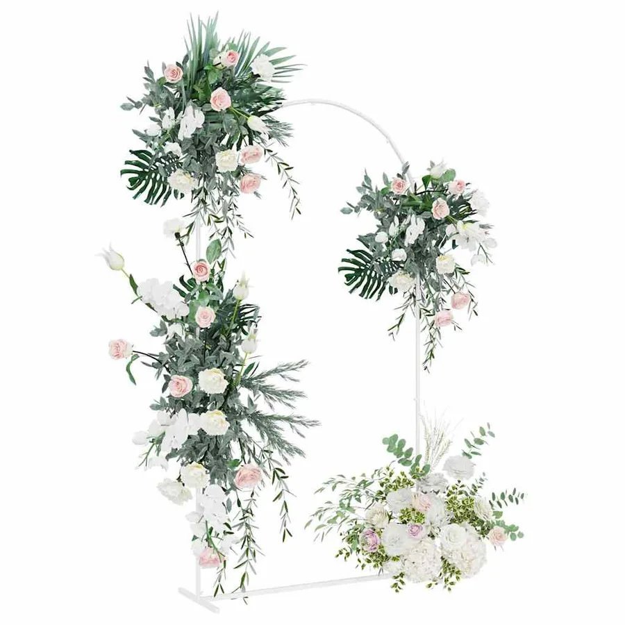 Arche de mariage Blanc 100 x 39 x 200 cm Acier - 3