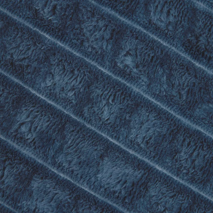 Jeté Bleu marine 240 x 220 cm Toison - 7