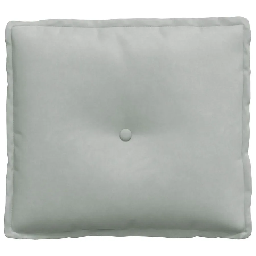 Coussin de Dos Gris clair 50 x 45 cm Tissu en velours côtelé - 5
