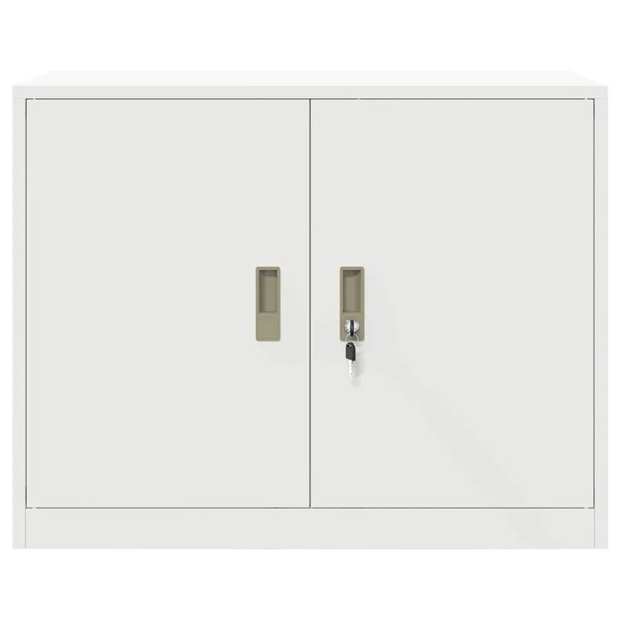 Armoire de rangement Blanc 90 x 40 x 70 cm Acier - 6