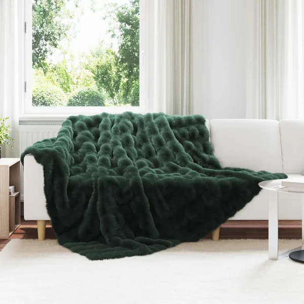 Couverture antidérapante en fausse de lapin Olite 4 pcs