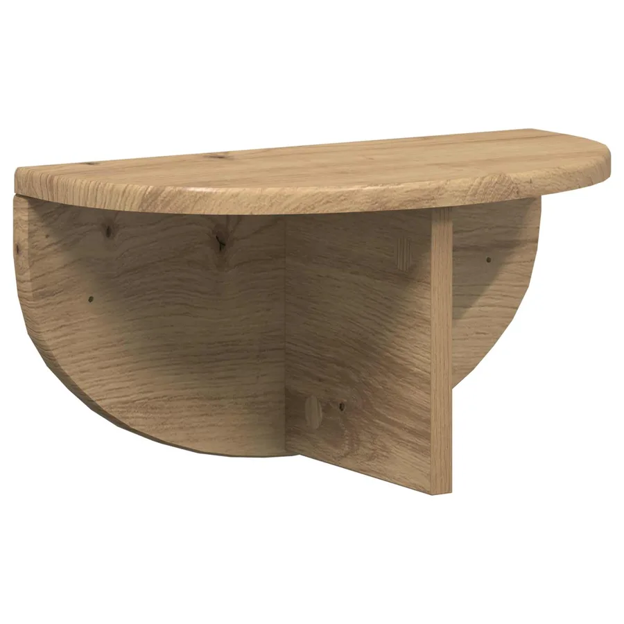 Étagère Murale Montage mural 2 pcs Chêne artisanal - 5