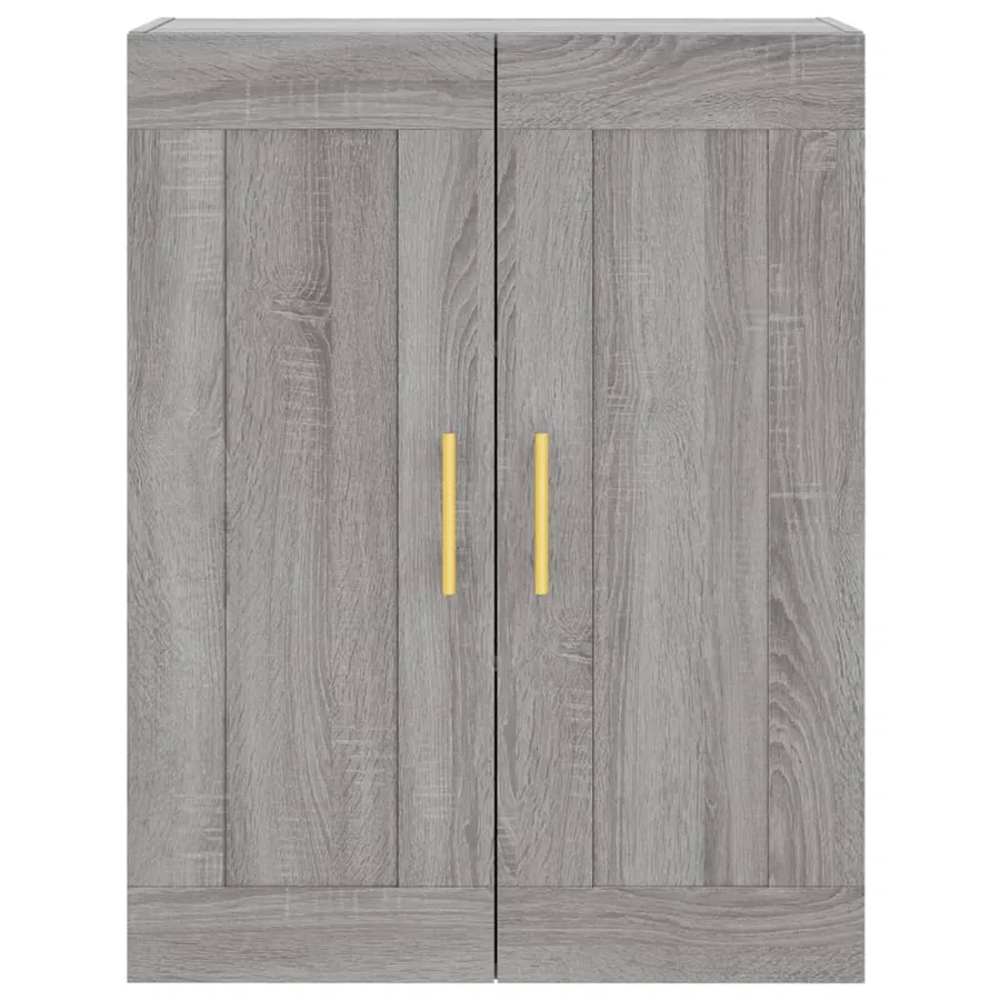 Armoire murale sonoma gris 69,5x34x90 cm bois d'ingénierie - 7