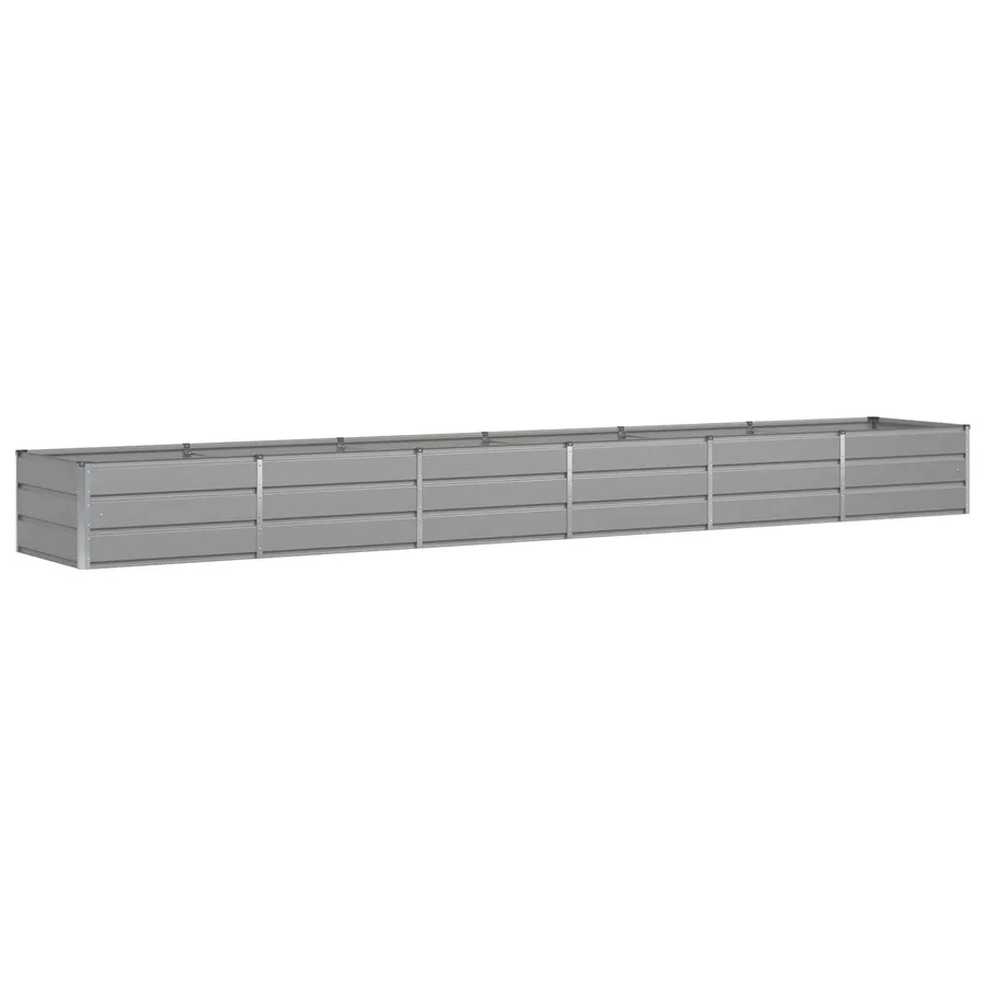 Jardinière Gris clair 480 x 80 x 45 cm Acier - 2
