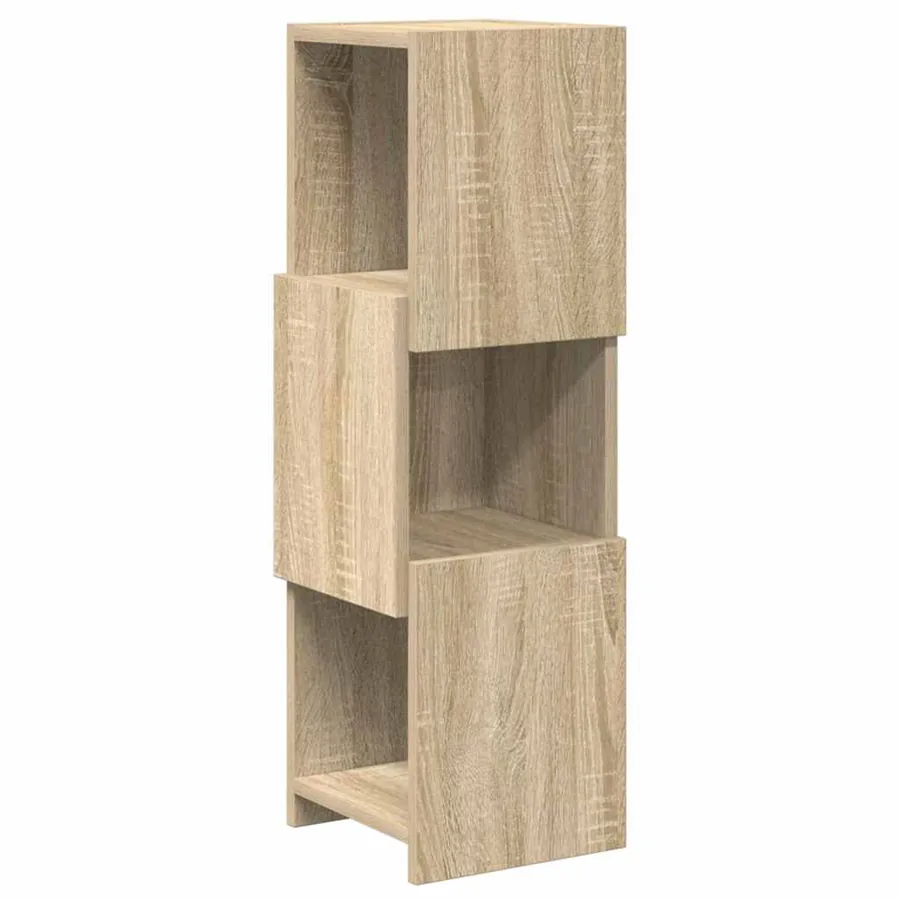 Meuble d'angle Chêne Sonoma 25,5x25x80cm Bois d'ingénierie