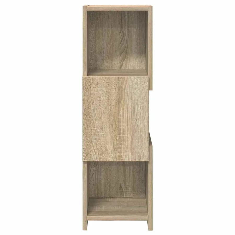 Meuble d'angle Chêne Sonoma 25,5x25x80cm Bois d'ingénierie - 4