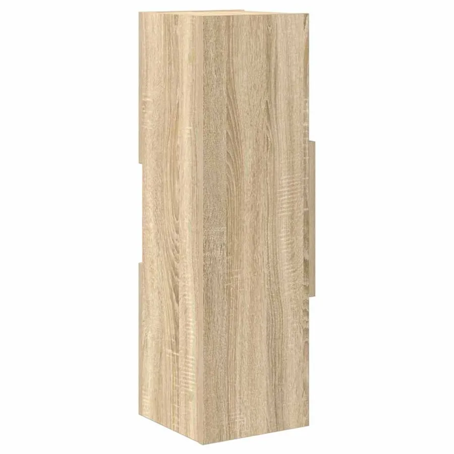 Meuble d'angle Chêne Sonoma 25,5x25x80cm Bois d'ingénierie - 5