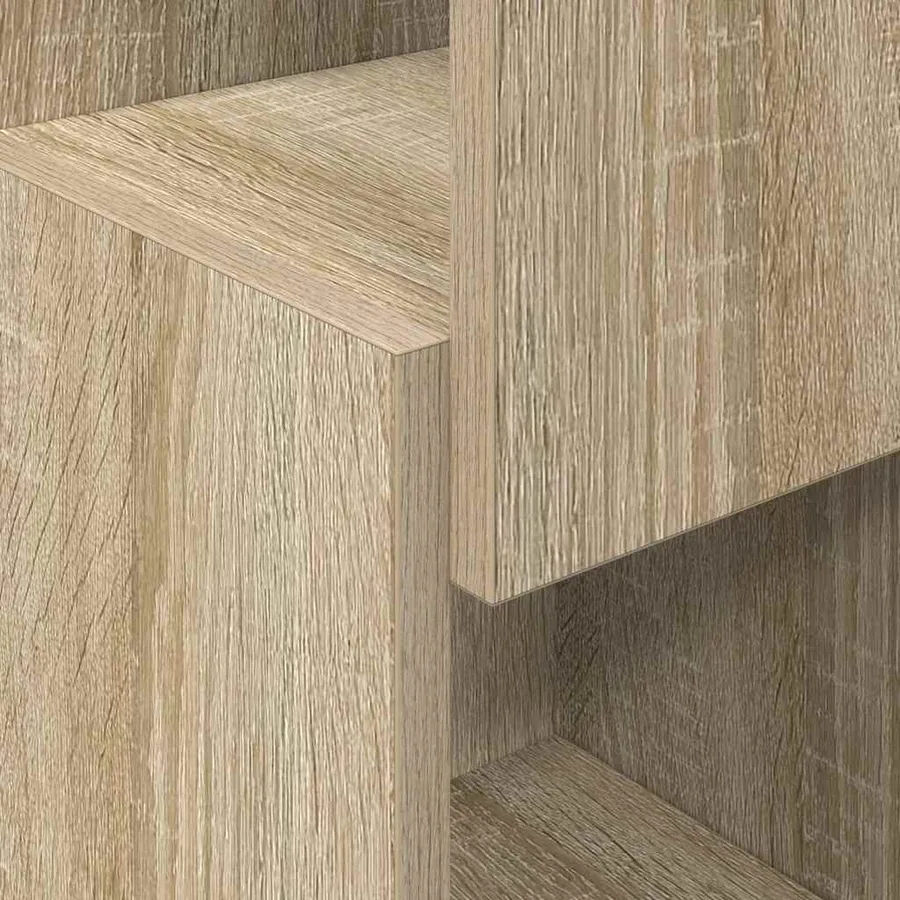 Meuble d'angle Chêne Sonoma 25,5x25x80cm Bois d'ingénierie - 6