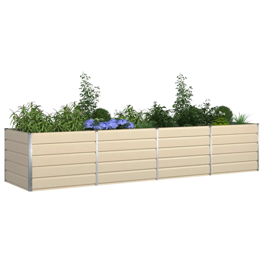 Jardinière Ivoire 385 x 100 x 75 cm Acier galvanisé - 3
