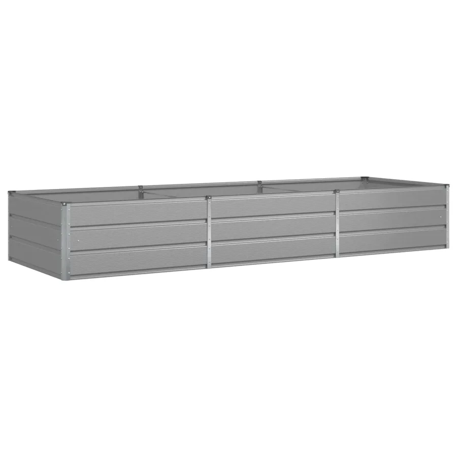 Jardinière Gris clair 290 x 100 x 45 cm Acier galvanisé - 2