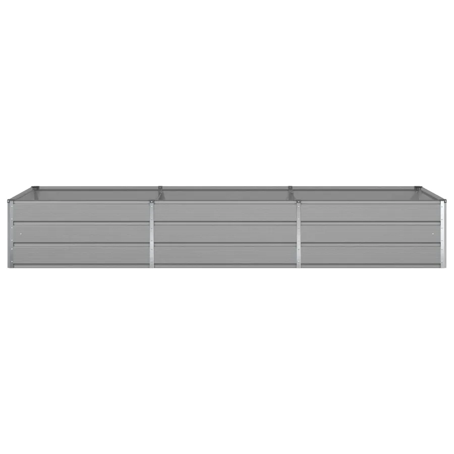 Jardinière Gris clair 290 x 100 x 45 cm Acier galvanisé - 5