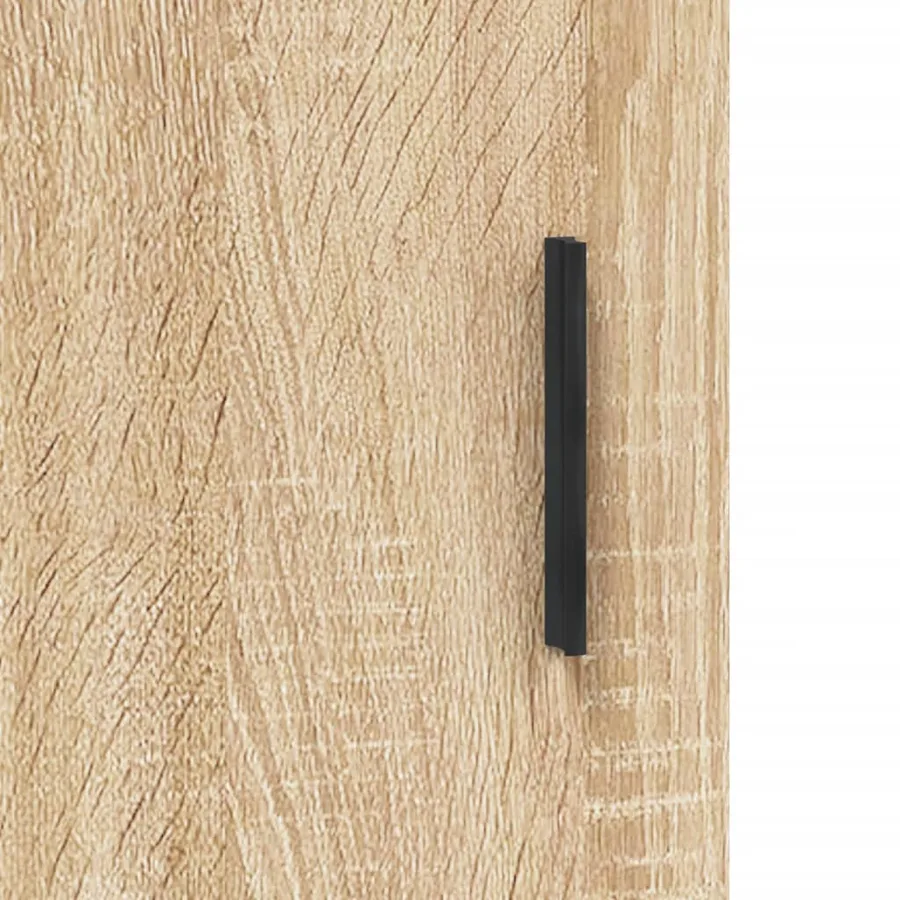 Buffet haut Chêne sonoma 69,5x34x180 cm Bois d'ingénierie - 10