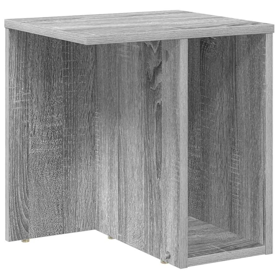 Table d'appoint Gris Sonoma 37 x 32 x 40 cm Bois d'ingénierie - 2